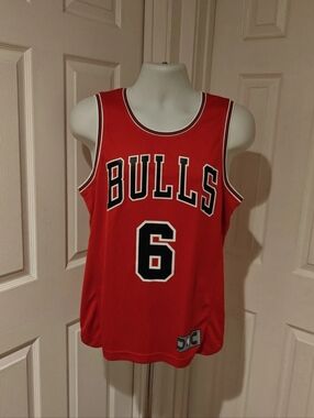 Chicago Bulls Alex Caruso #6 Fast Break Fanatics Icon Jersey Red NBA Men's Small